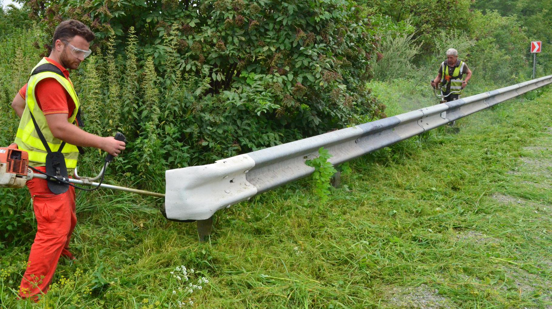 The maintenance department keeps highways clean and dry