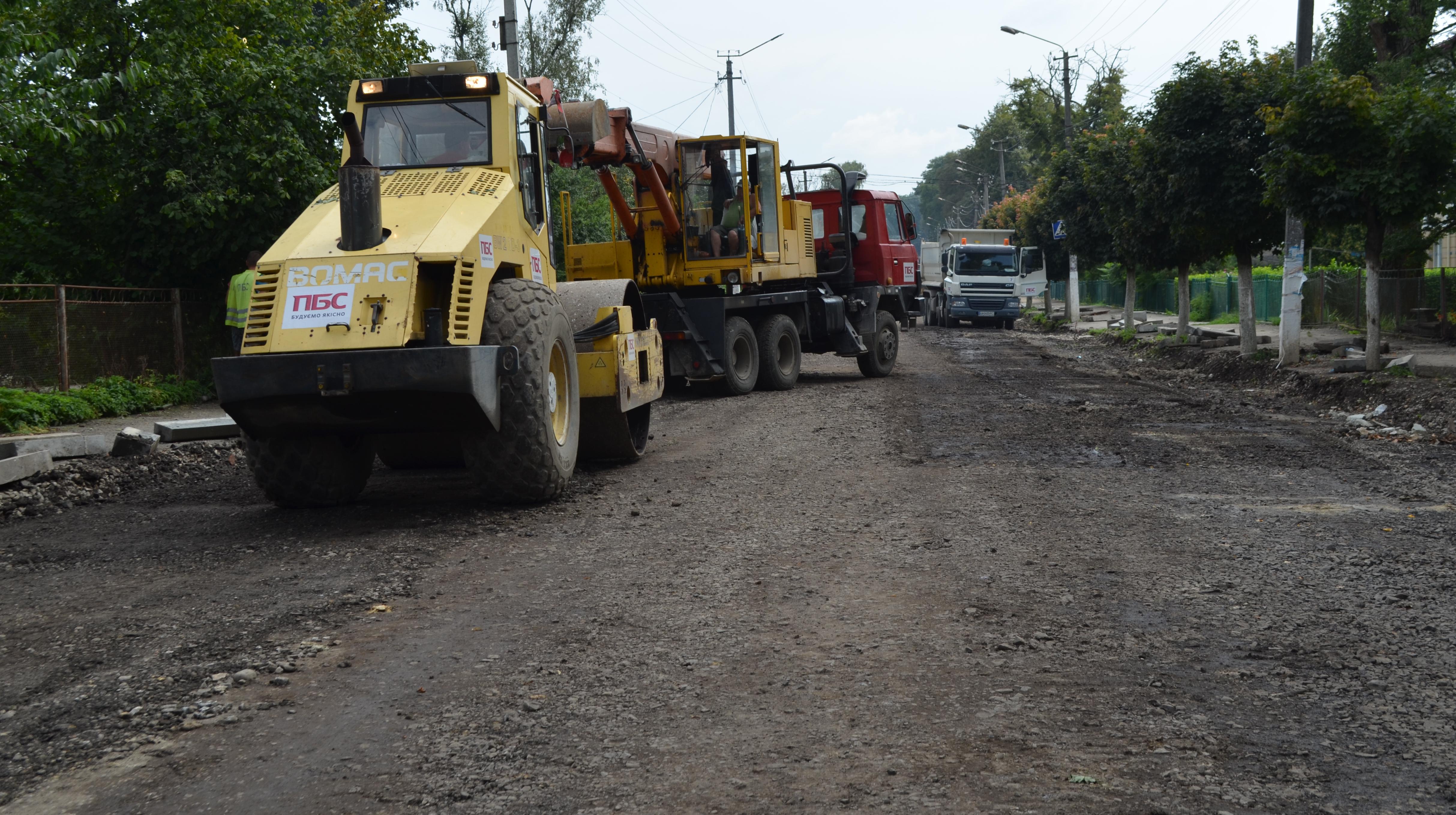 Tlumach: Hrushevskyi street is being prepared for regeneration