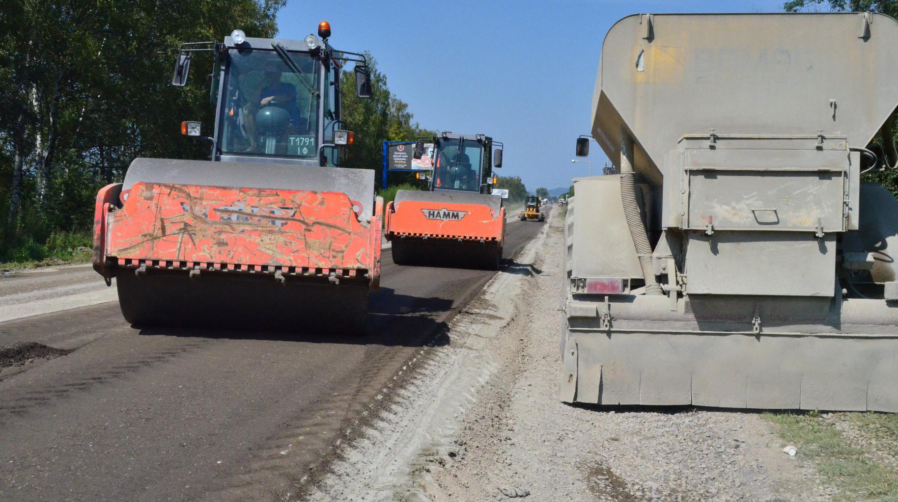 Н-09 road: cold recycling regeneration is underway