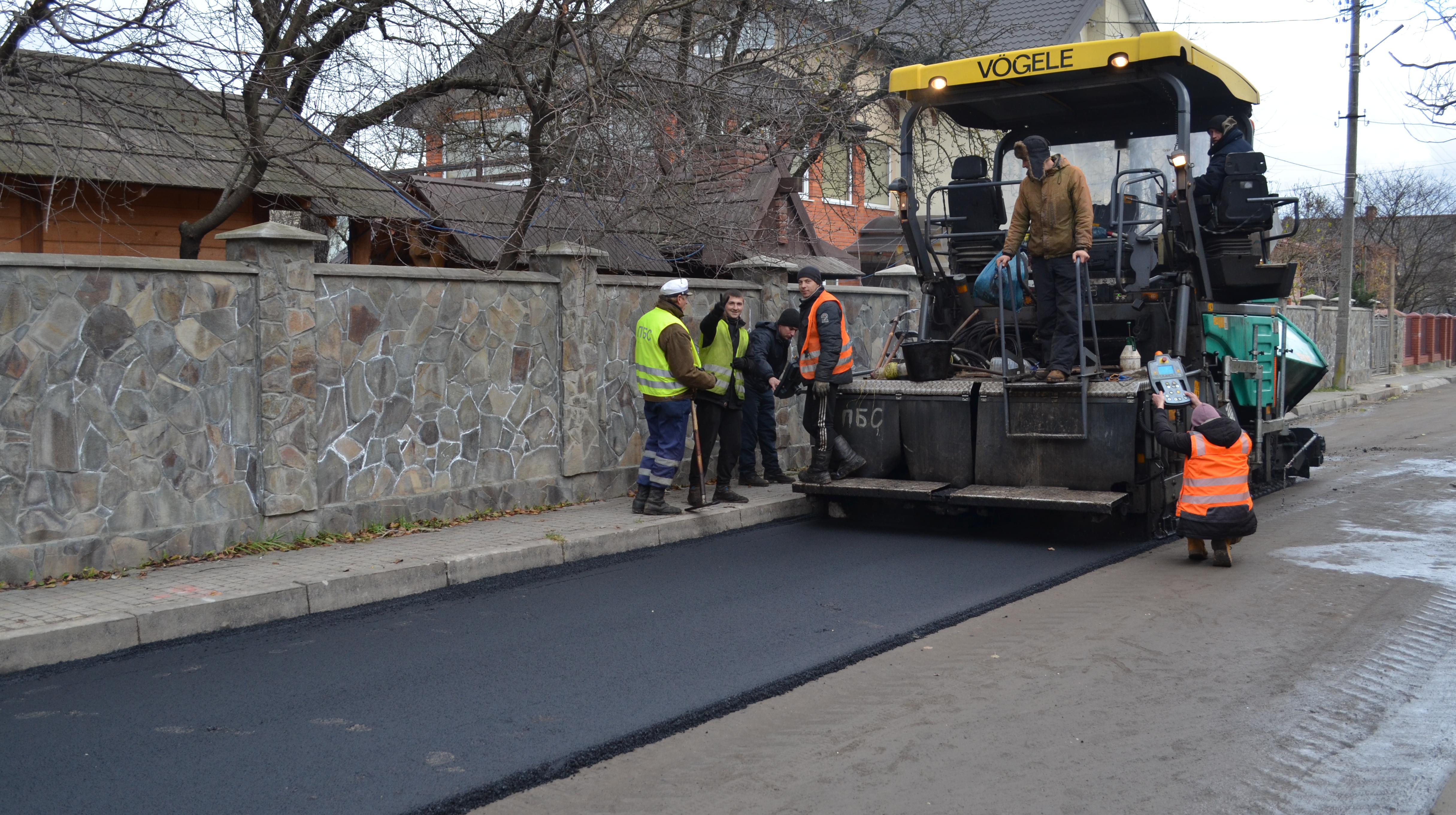 ПБС завершает ремонт улицы Белой в Ивано-Франковске