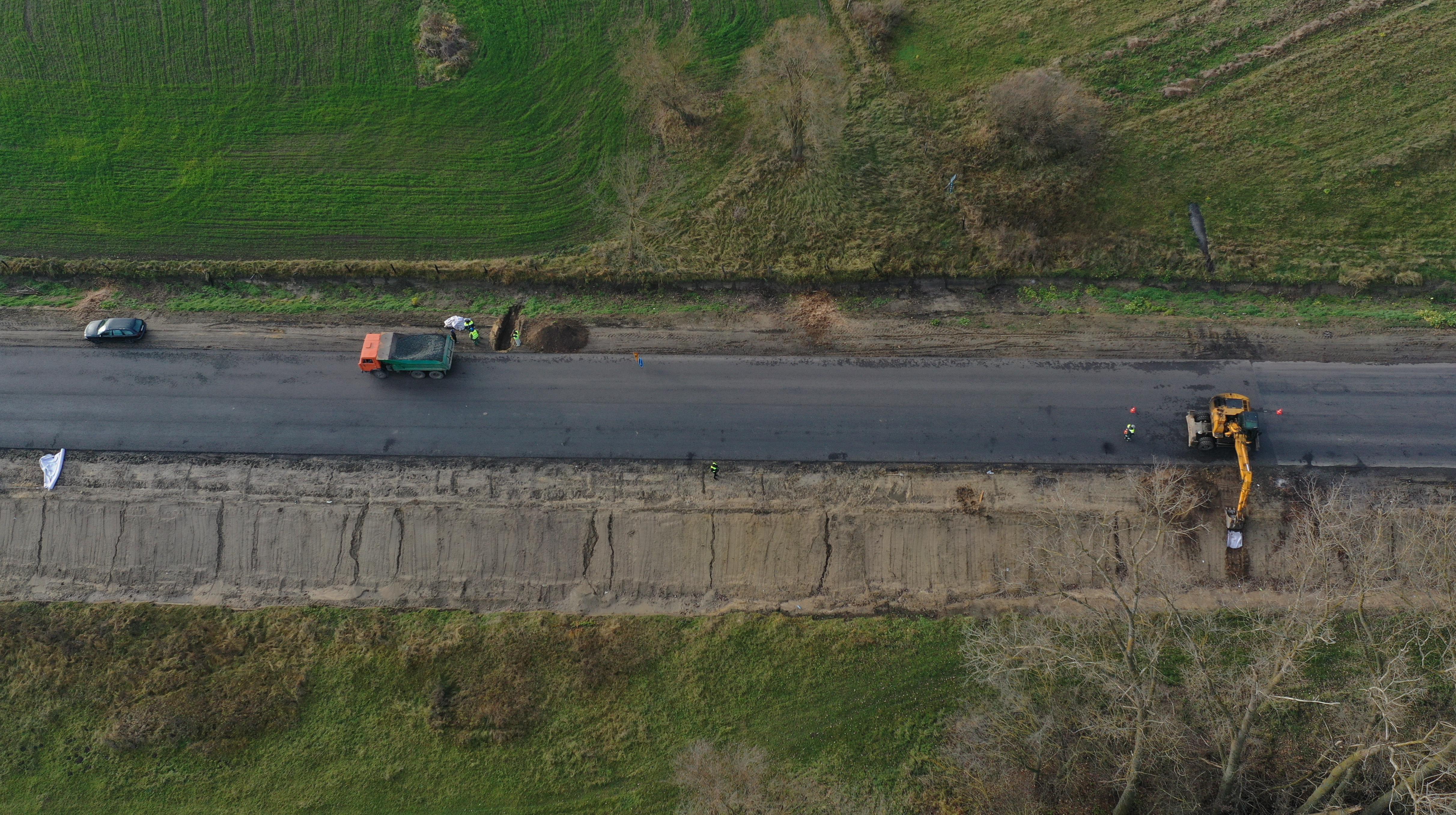 "PBS" repairing another section of M-19 road in Volyn region