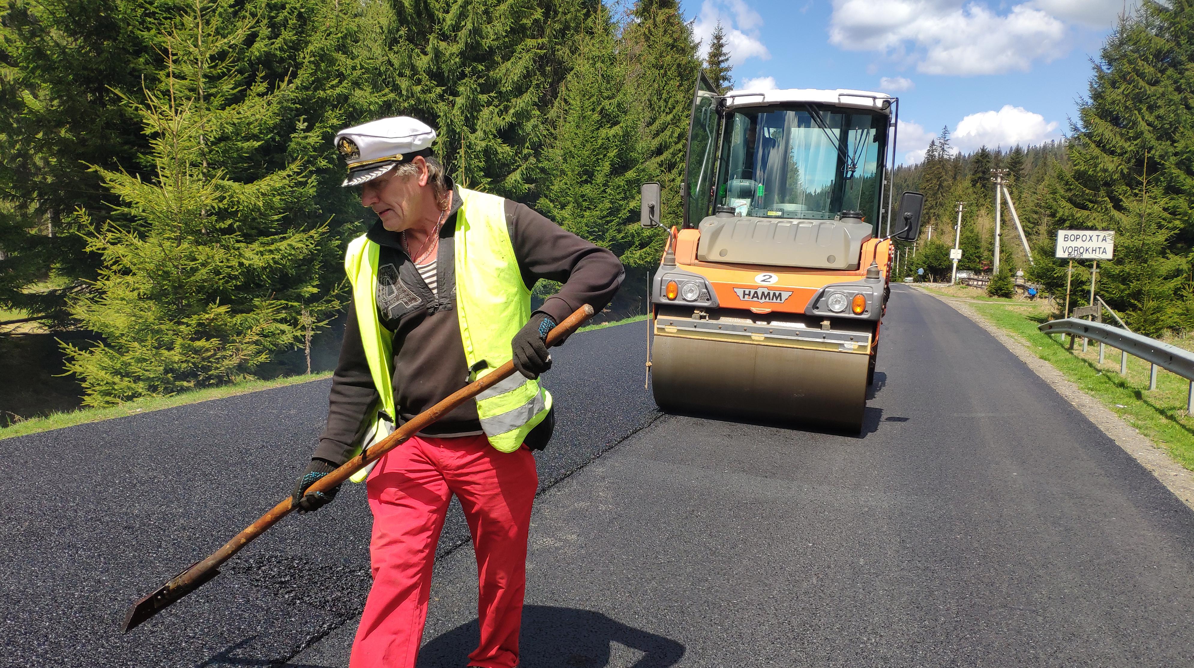 "PBS" to repair the road P-24 Tatariv — Kamianets-Podilskyi in Ivano-Frankivsk region