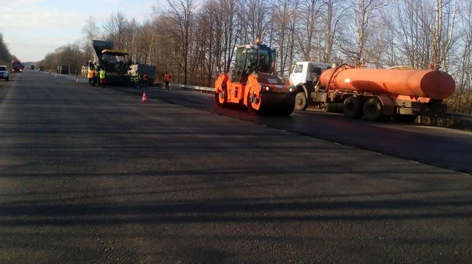Ремонт дороги Ивано-Франковск – Снятин осуществляют сразу на трех участках