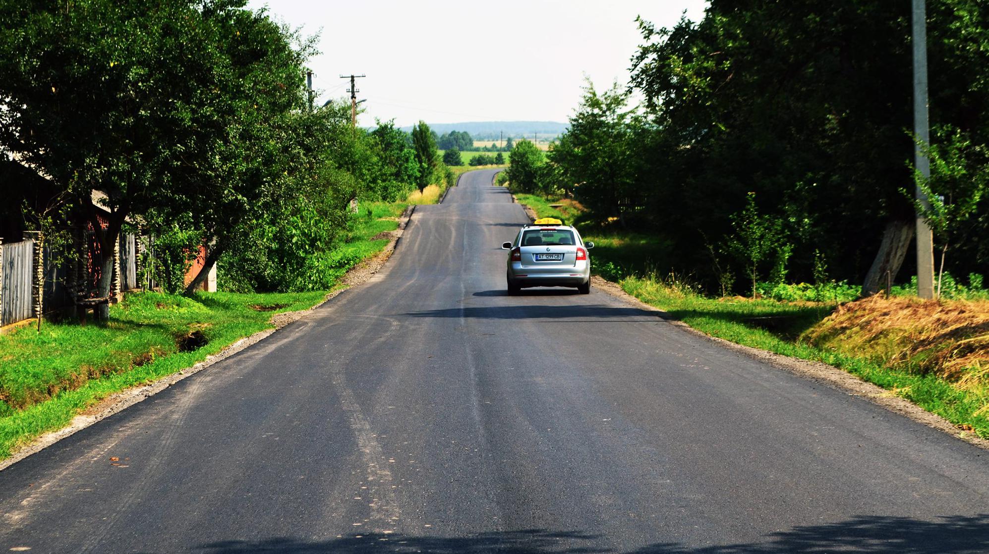 Komariv & Sapohiv: a shiny new road is ready